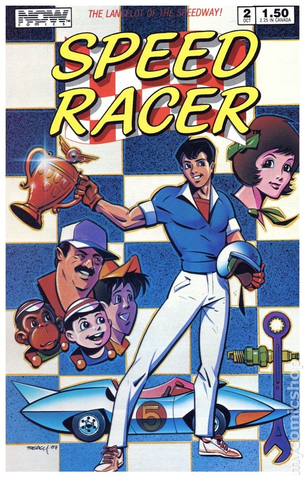 Speed Racer #2B FN 6.0 1987 Immagine Stock