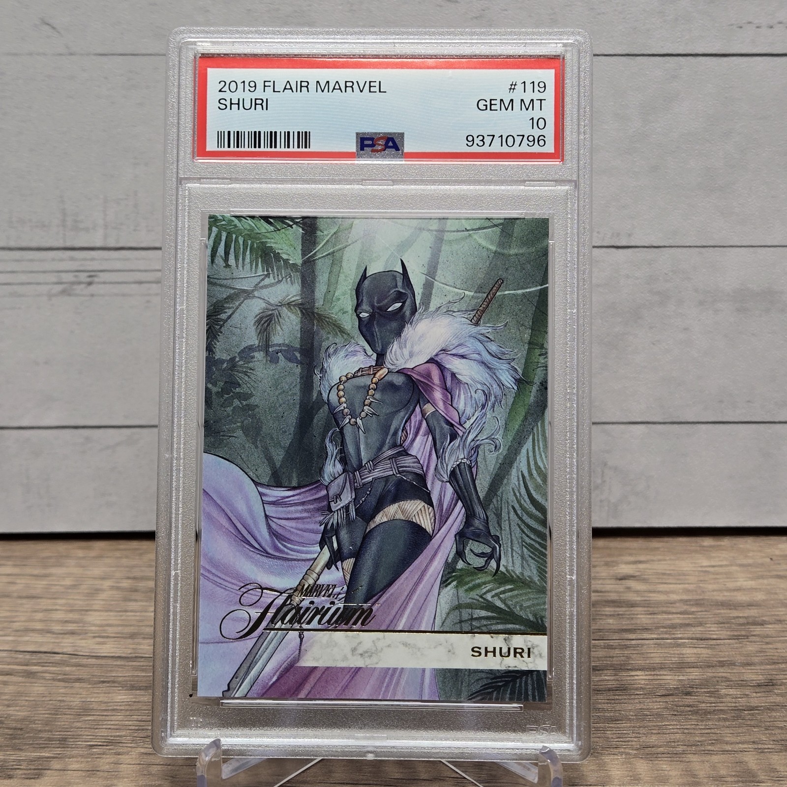 PSA 102019 Flair Marvel Flairium Tier 3 (SP) Shuri #119 GIOCO PERFETTO