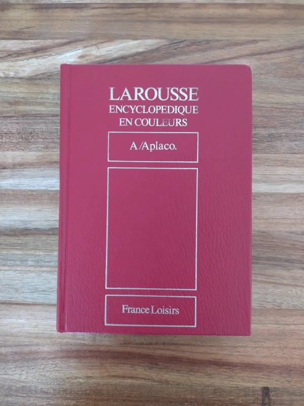 Larousse Encyclopédique en Couleurs - Tome 1 / A/Aplaco.