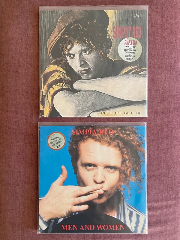Simply Red lot de 2 albums vinyles 33 tours (2 original vinyl LPs bundle)