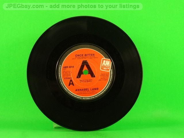 LAMB,ANNABEL ONCE BITTEN (PROMO) (137) 7" A&M