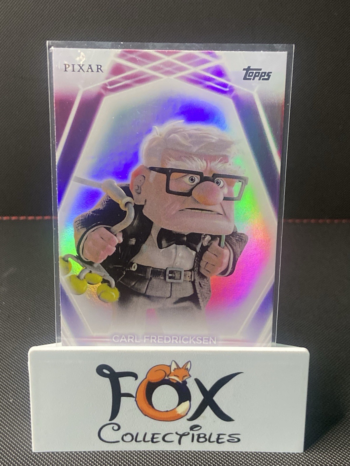 Topps Disney 100 Pixar Up Carl Fredricksen #129 rifrattore prismatico 2026