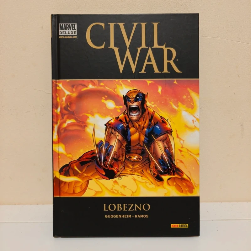 Novela Gràfica Còmic "Lobezno Guerra Civil War" Tapa dura, castellano espanol, en perfecto estado