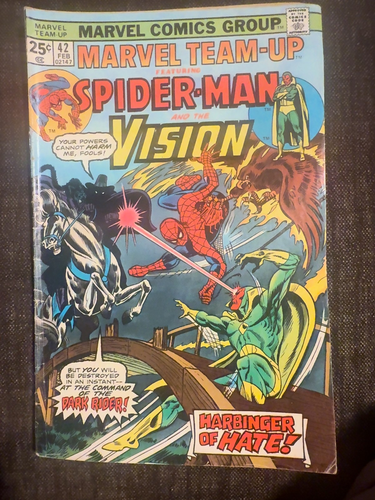 Marvel Team-Up #42 Spider-Man Vision Marvel Comics 1976