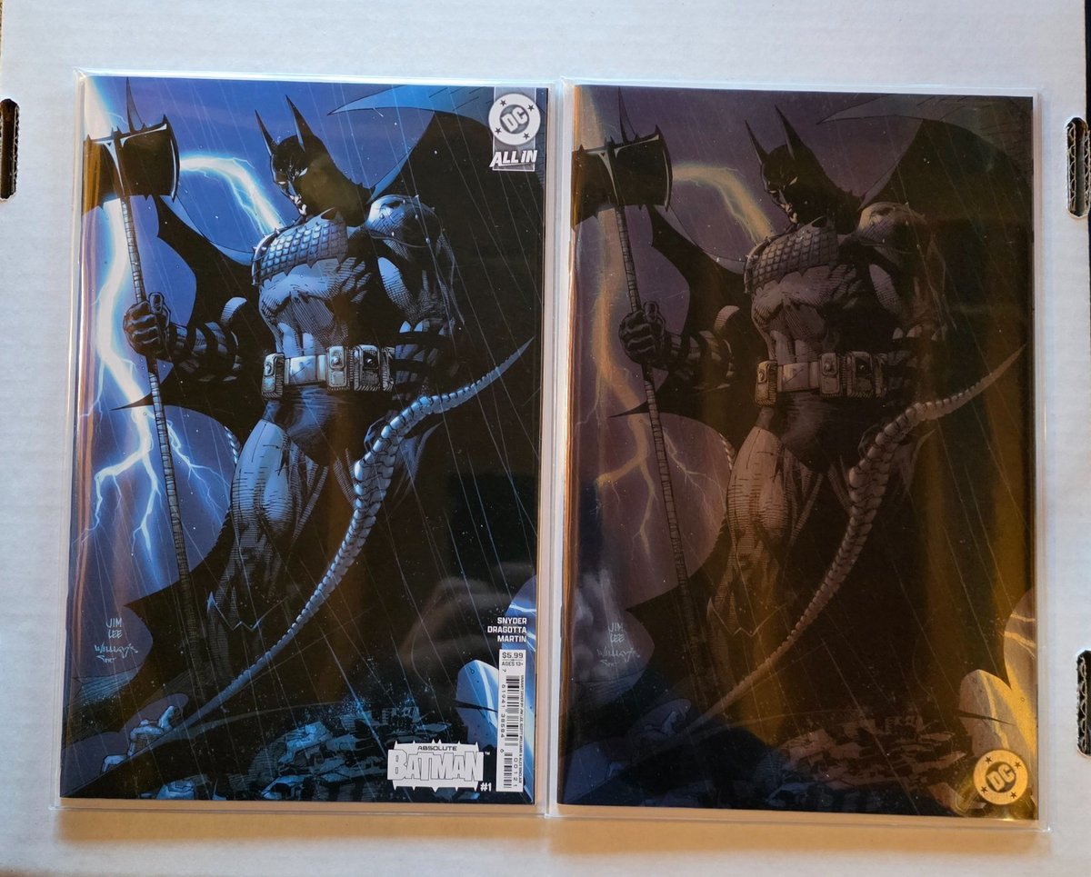 Absolute batman Issue #1 Cover C&J Jim Lee Set
