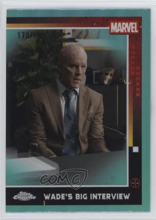 2025 Chrome Deadpool Multiverse and More Aqua Refractor /199 Wade Wilson #55 9et