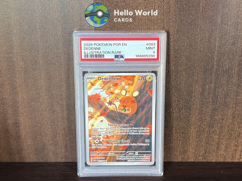 Dedenne IR 093/088 - PSA 9 - Perfect Order