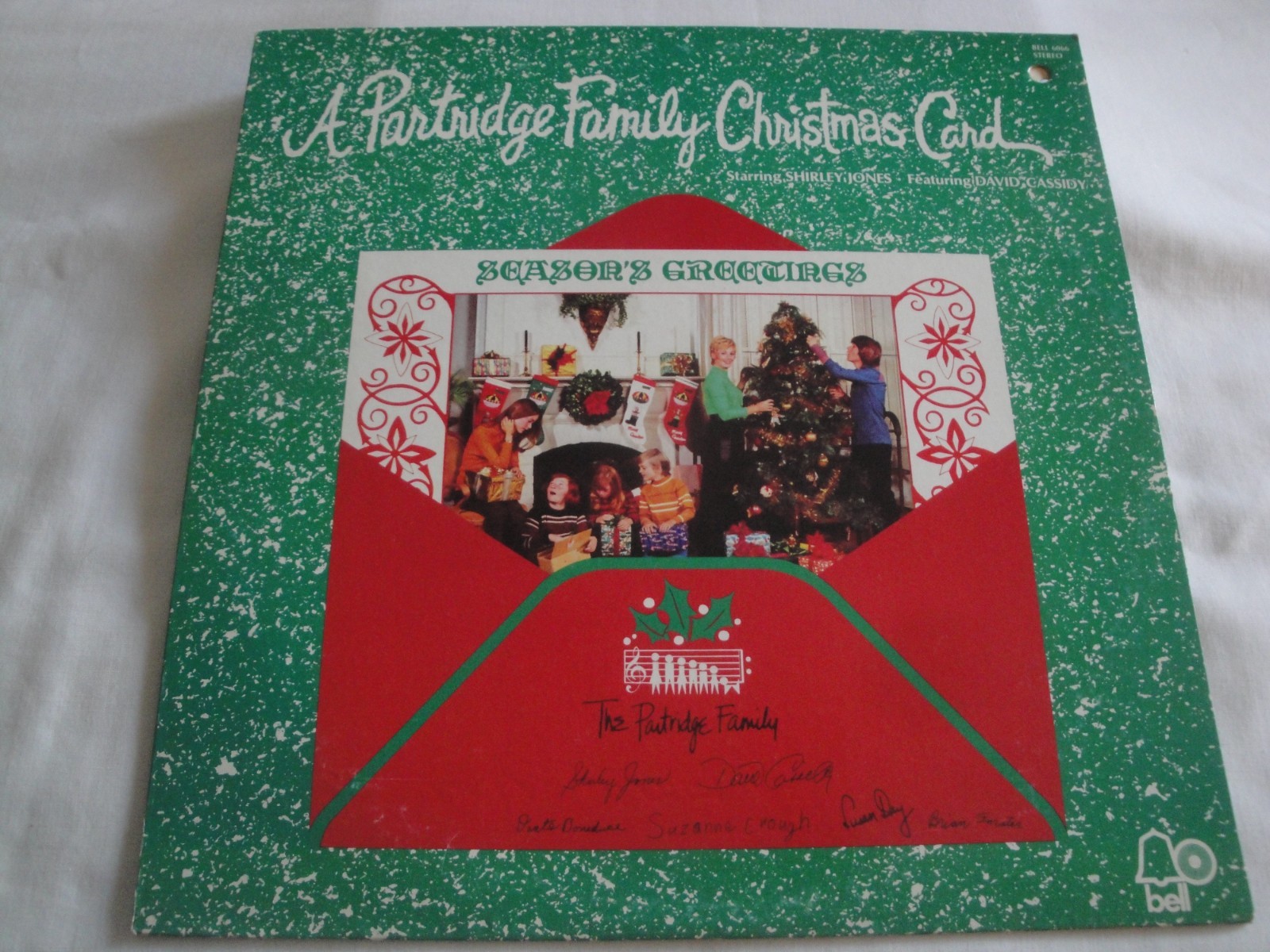 A Partridge Family Christmas Card The Partridge Family vinyl LP ALBUM BELL REC