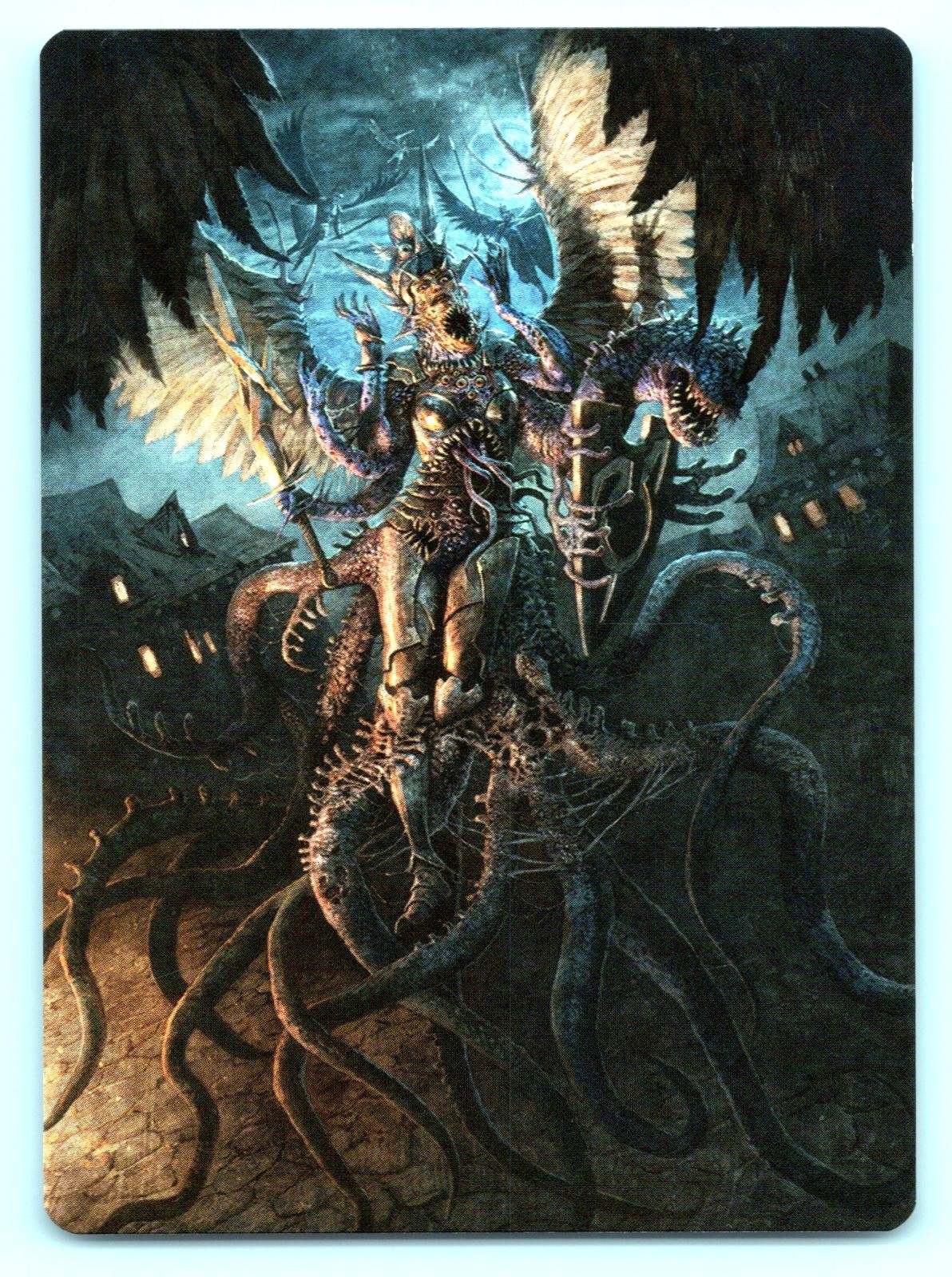 Carta Arte Aberrazione Angelica Orizzonti Moderni 3 Magic: The Gathering quasi nuova