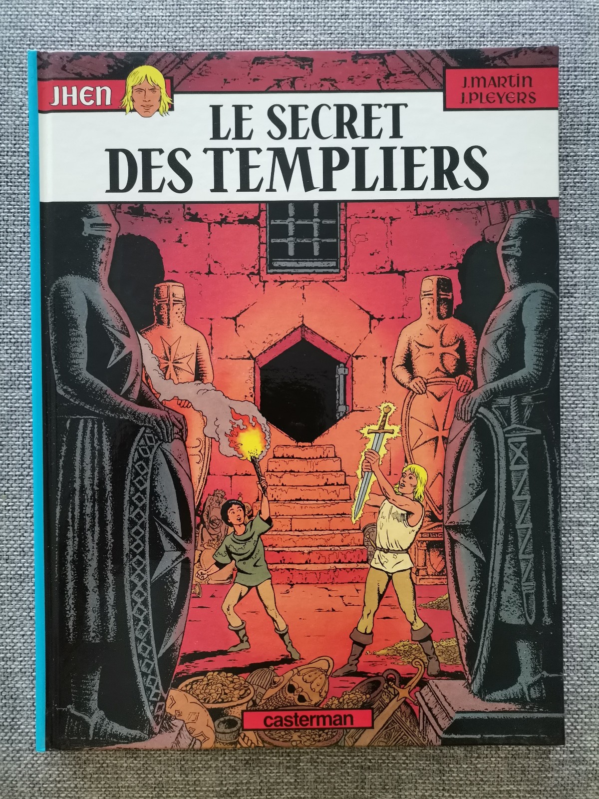 BD Jhen, Le Secret des Templiers par J.Martin et J.Pleyers Casterman