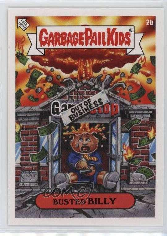 2021 Topps Garbage Pail Kids On Demand Gamestonk /13075 Busted Billy #2b 0ae