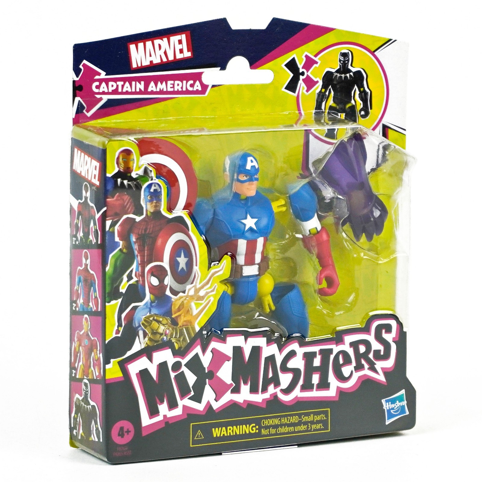 Hasbro Marvel Mix Mashers: Capitan America Figura 5" (x8) -E