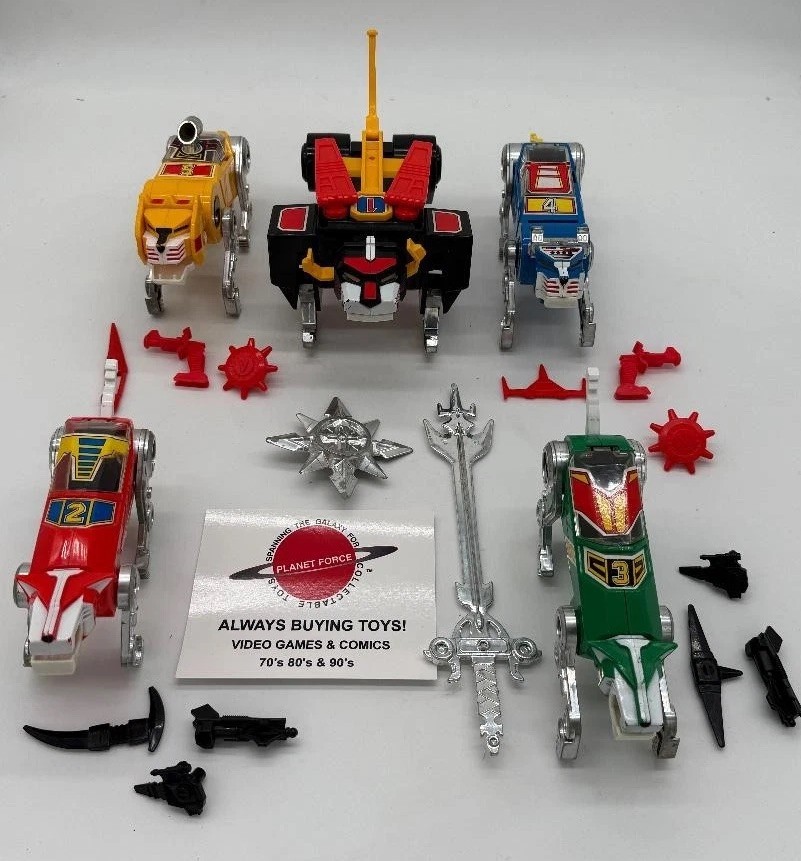 Modellino Voltron III Lion Force 1984 completo vintage Voltron Panosh Place