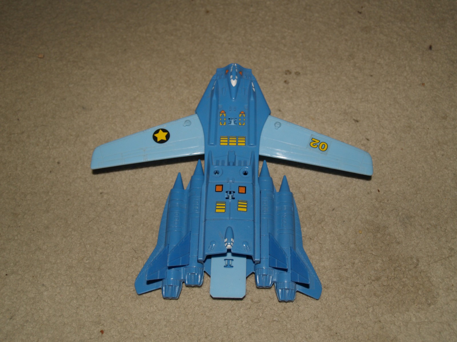 1989 Mega Force Stratofortress Air Superiority Bomber Kenner incomplete
