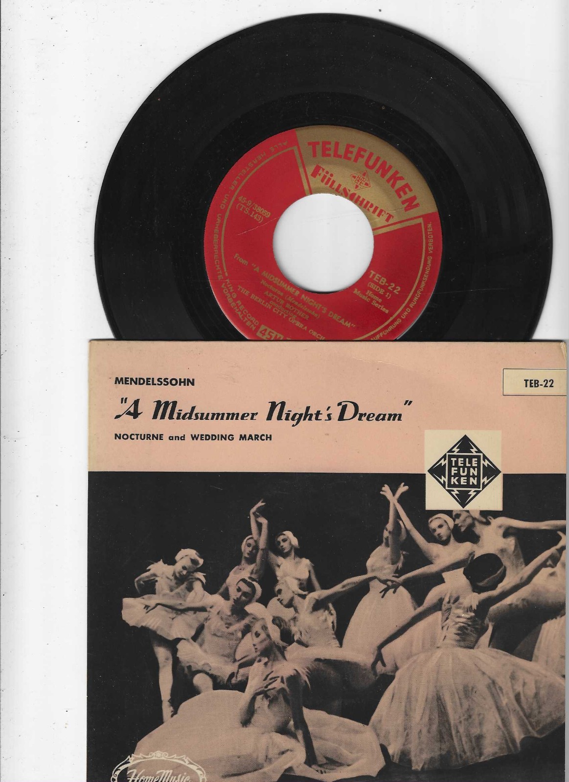 7" Mendelssohn a midsummer night´s dream Nocturne Wedding March Rother