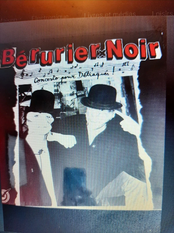 Vinyle Berurier Noir titre Concerto pour Détraqués!