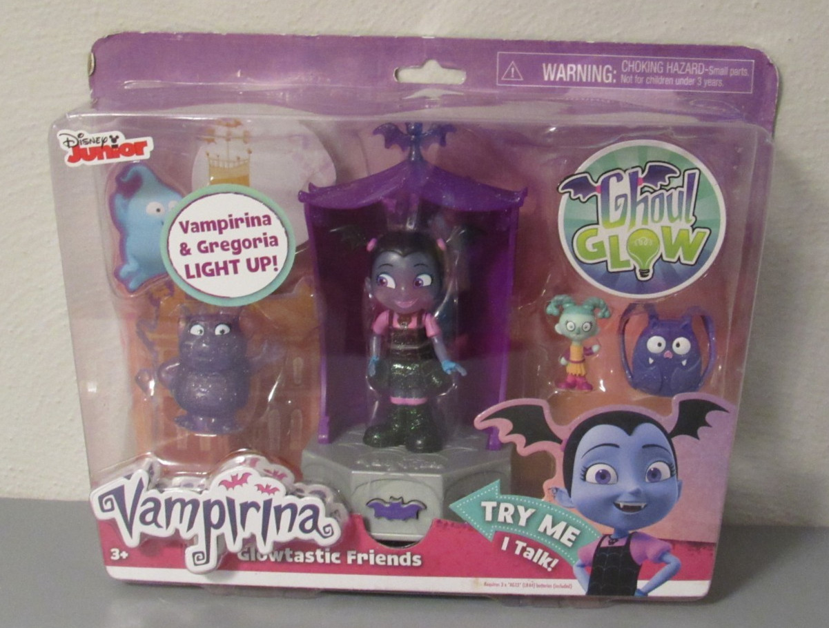 Disney Junior VAMPIRINA GLOWTASTIC FRIENDS SET New in Box - Needs Batteries