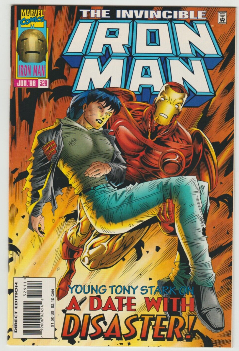 The Invincible Iron Man #329 Marvel Comics 1996