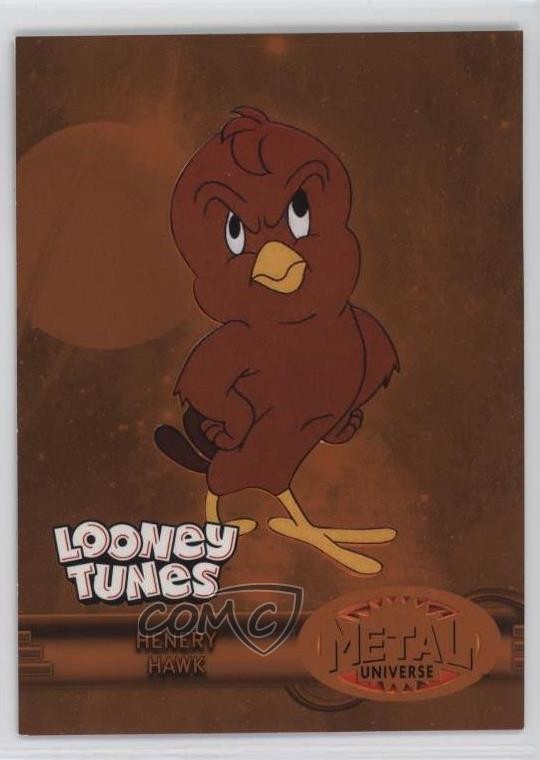 2024 Fleer Retro Looney Tunes Metal Universe 1997-98 Orange FX Henery Hawk sb0
