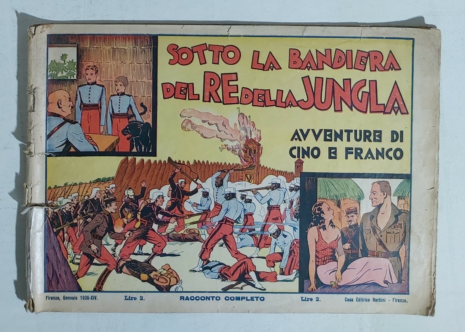 14656 Avventure Cino e Franco n 1 - Sotto la bandiera del Re della Jungla - 1936