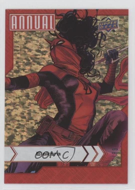 2022-23 Upper Deck Marvel Linearità Oro Annuale 10/88 Elektra #27 0me2