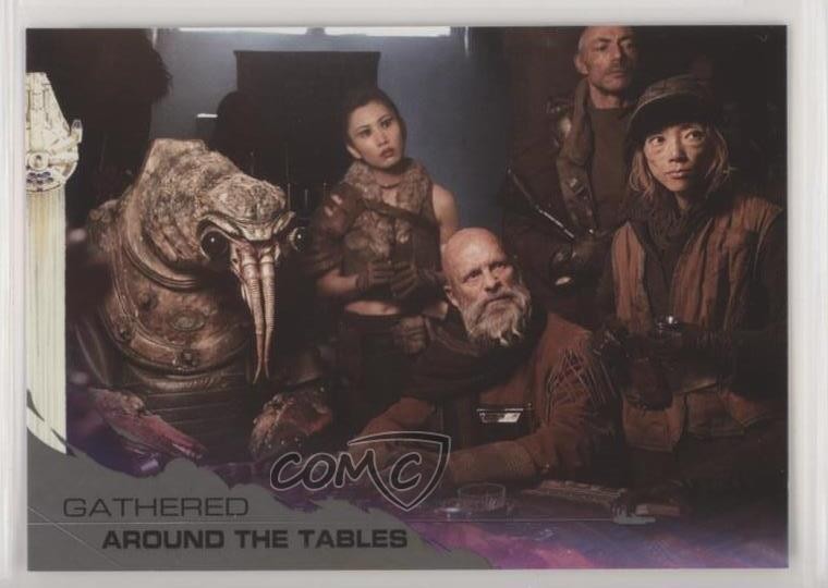 2018 Topps Star Wars: Solo Black Gathered Around the Tables #41 2k3