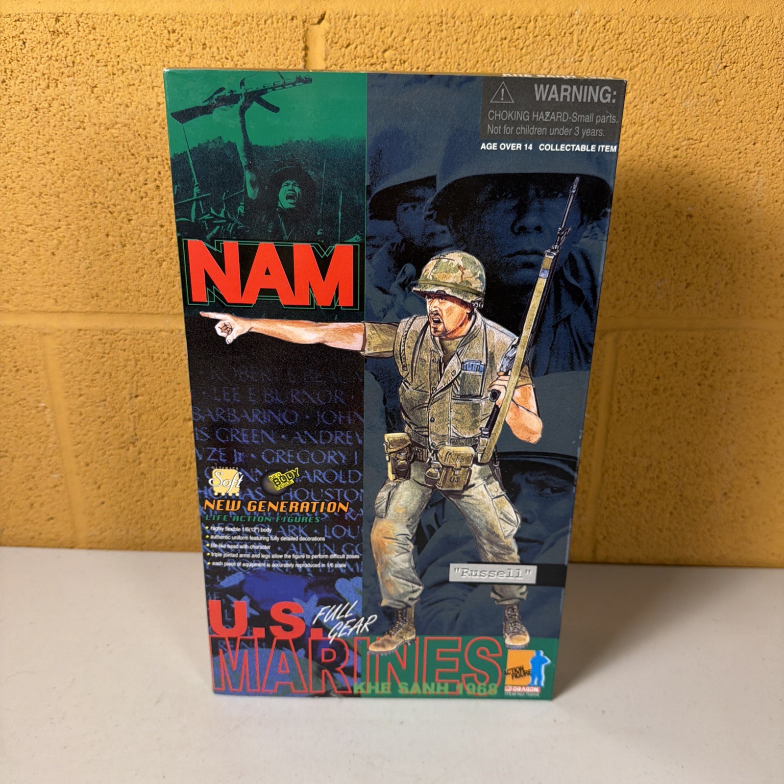 Dragon 1/6 NAM US Marines Russell Khe Sanh 1968 Figure 