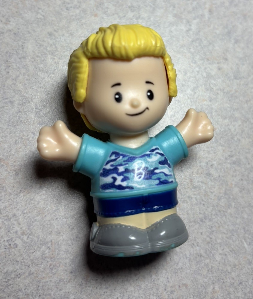 Ricambio Biondo Ken Figura Fisher-Price Little People Beach Cruiser Auto 02/26