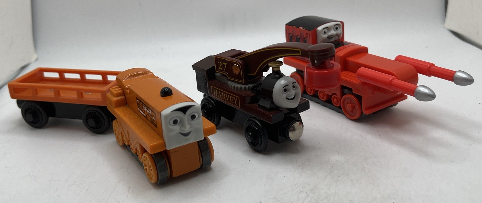 Thomas & Friends Treno Ferroviario in Legno Serbatoio Motore Thumper Harvey Terence
