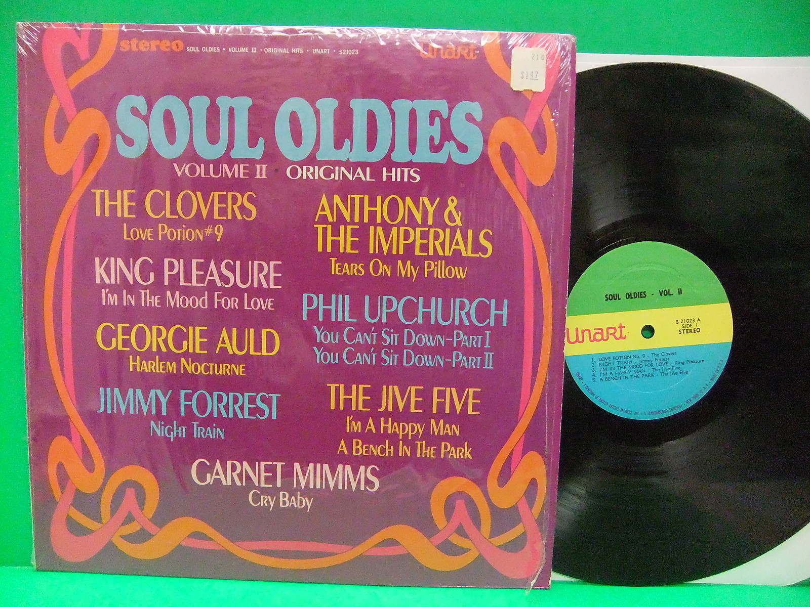 Soul Oldies Volume II 2 1967 Unart 21023 The Clovers Jimmy Forrest The Jive Five