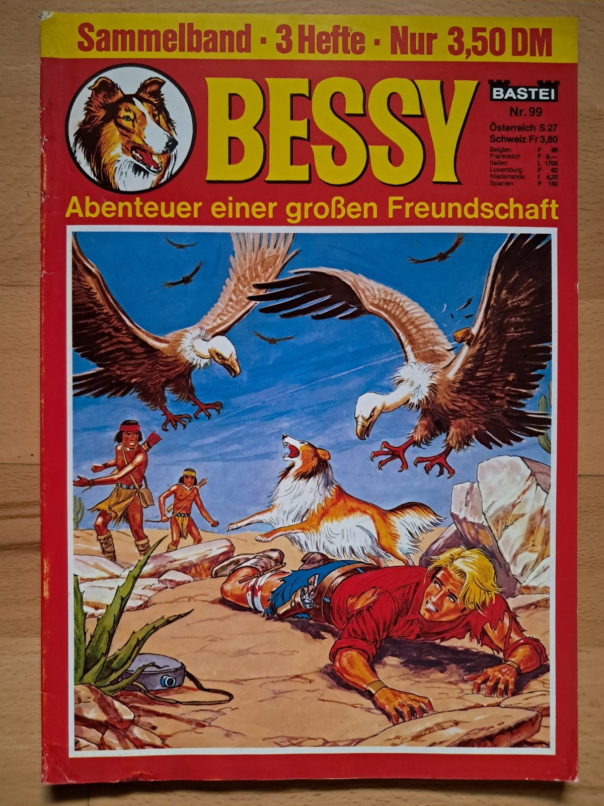 Raccolta Bessy n.99 con Bessy n.742-744 - TOP Z1 BASTEI WESTERN COMIC