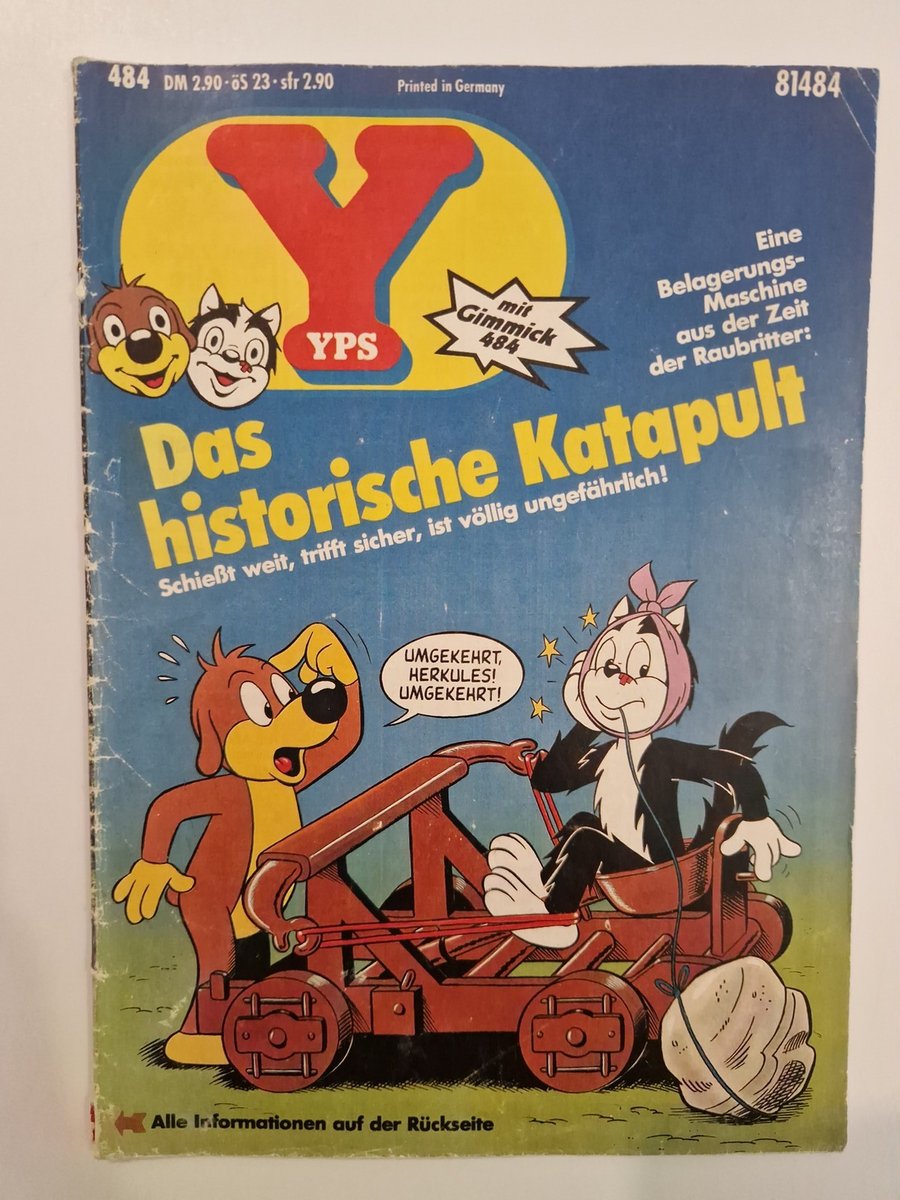 Quaderno YPS n.484 senza espediente, con Asterix, Robin Ausdewald, Pif ed Ercole