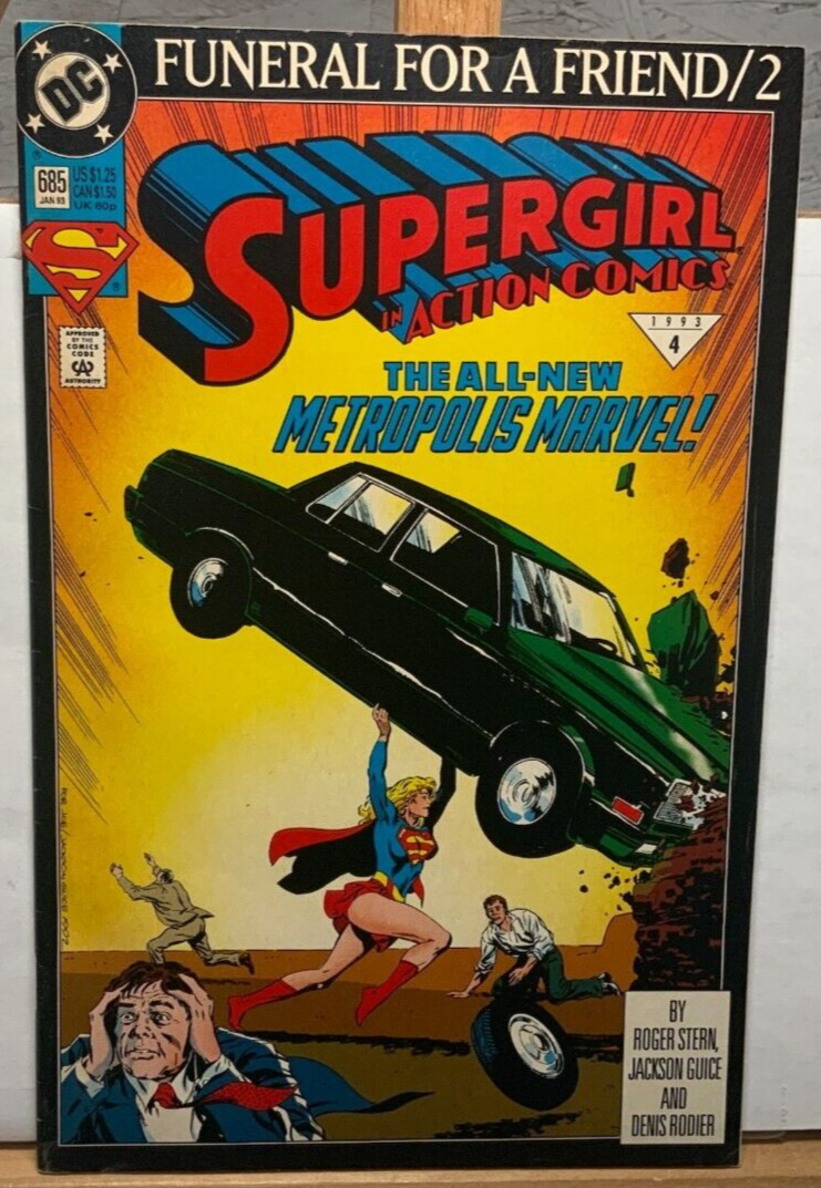 Action Comics #685 Supergirl: Funerale per un amico 2 DC Comics 1992