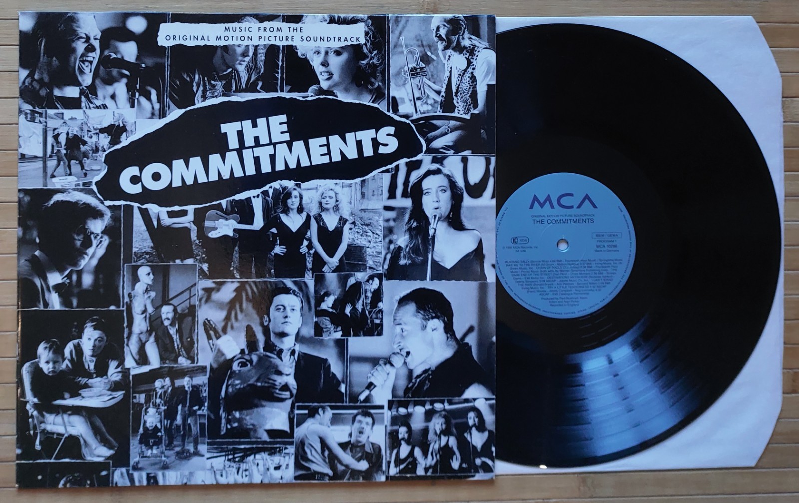 THE COMMITMENTS / THE COMMITMENTS - LP (Germany 1991) NEAR MINT / COME NUOVO