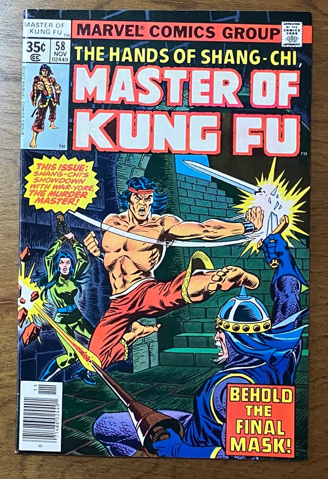 Master of Kung Fu #58 Marvel Comics Bronze Age Shang-Chi Martial Arts vf