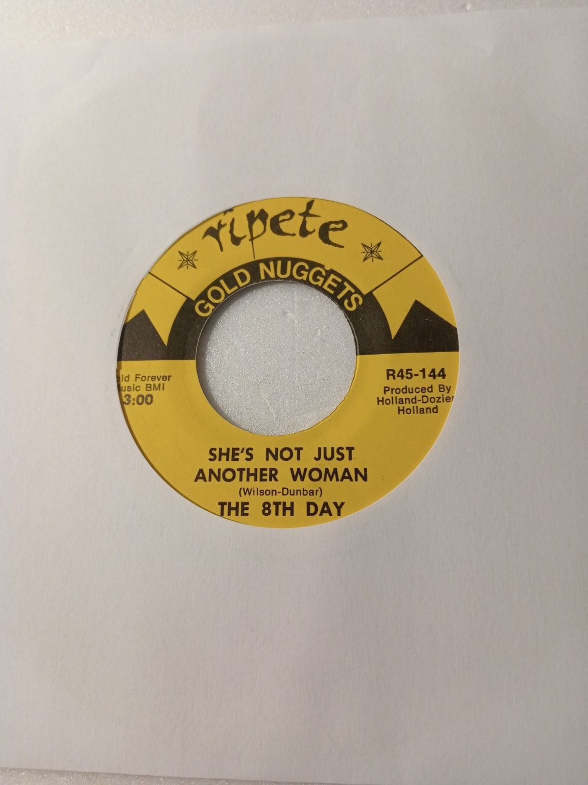 The 8th Day - She's Not Just Another Woman (Ripete R45-144) EX Vinyl Record 7"