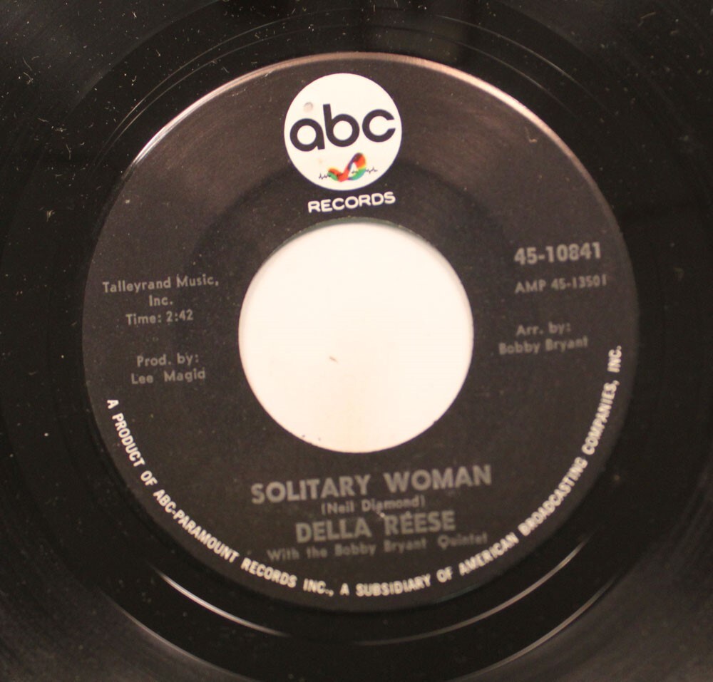 Funk 45 Della Reese - Solitary Woman / �� Stata Una Molto Bella Anno Su ABC