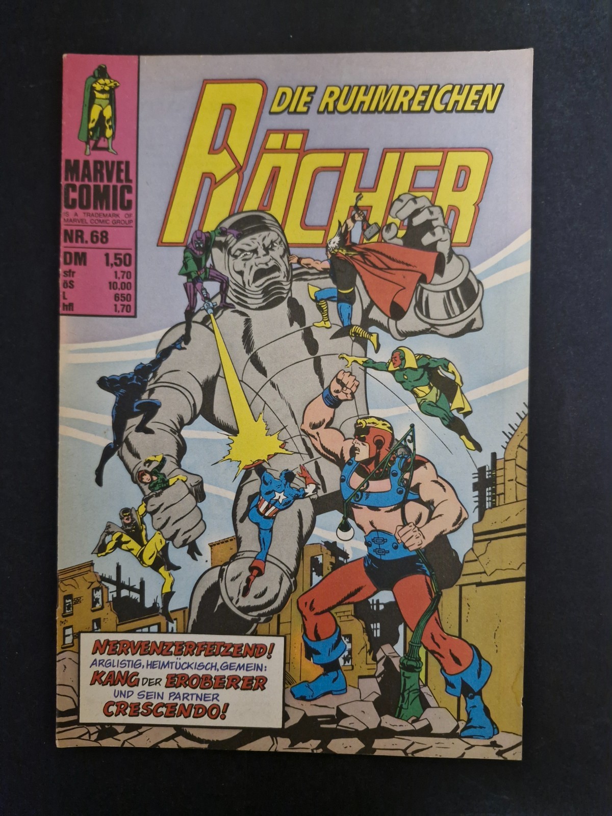 I Vendicatori fumetto n.68 ( Williams Marvel) Z1-2