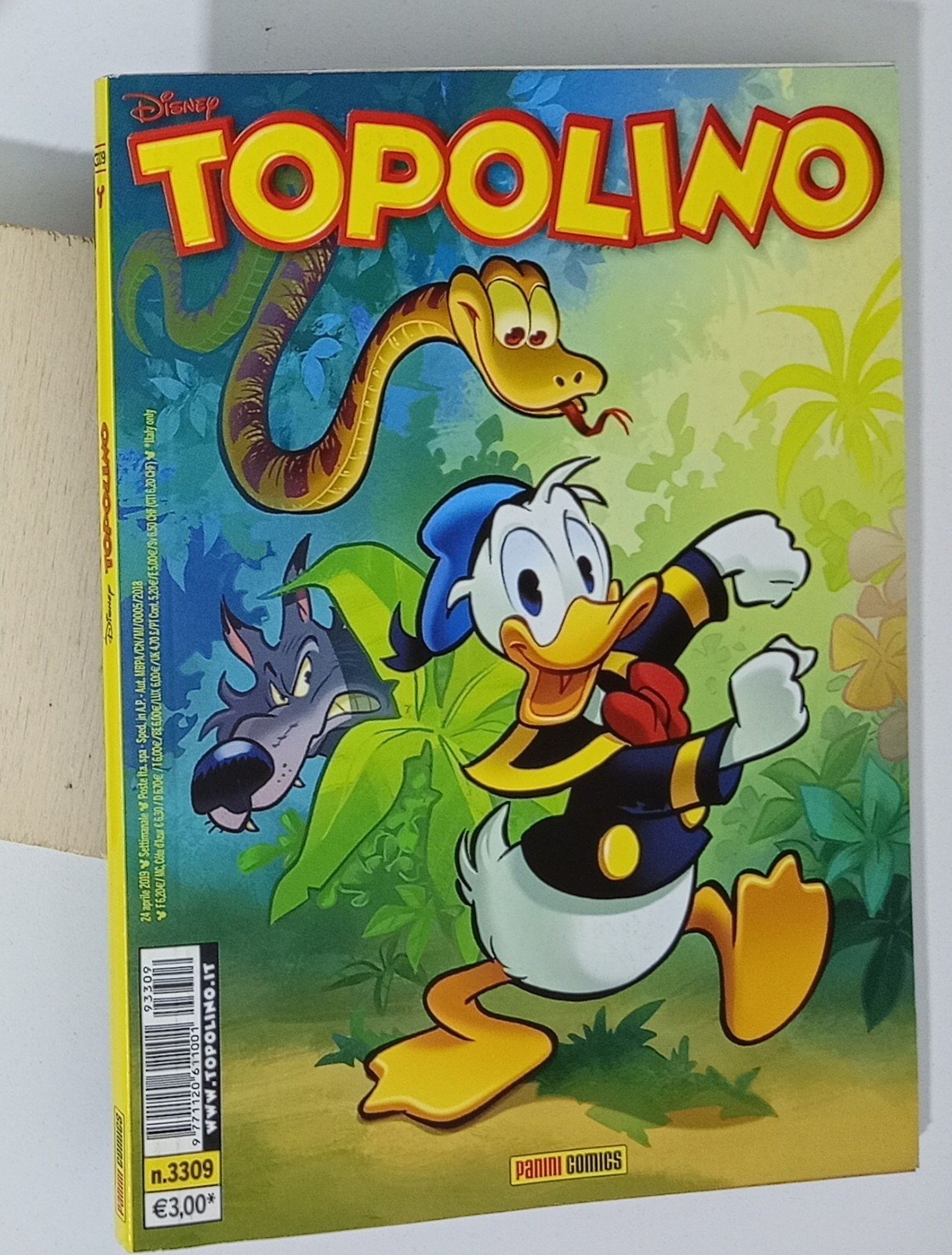 I154045 TOPOLINO Libretto n. 3309 - Panini 2019