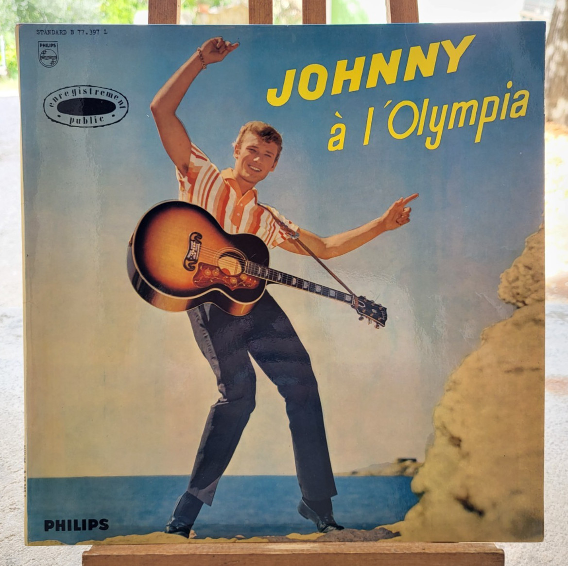 Johnny Hallyday  A L'Olympia - LP 33T Français 1962 2eme Pochette. Comme NEUF
