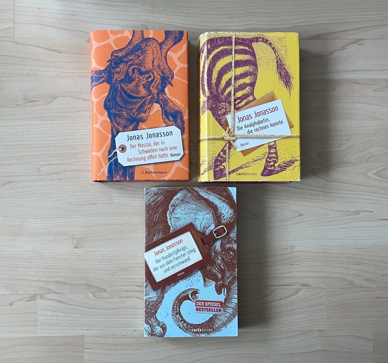 3 Romane von Jonas Jonasson u.a "Der Hundertjährige, der aus dem Fenster stieg und verschwand"