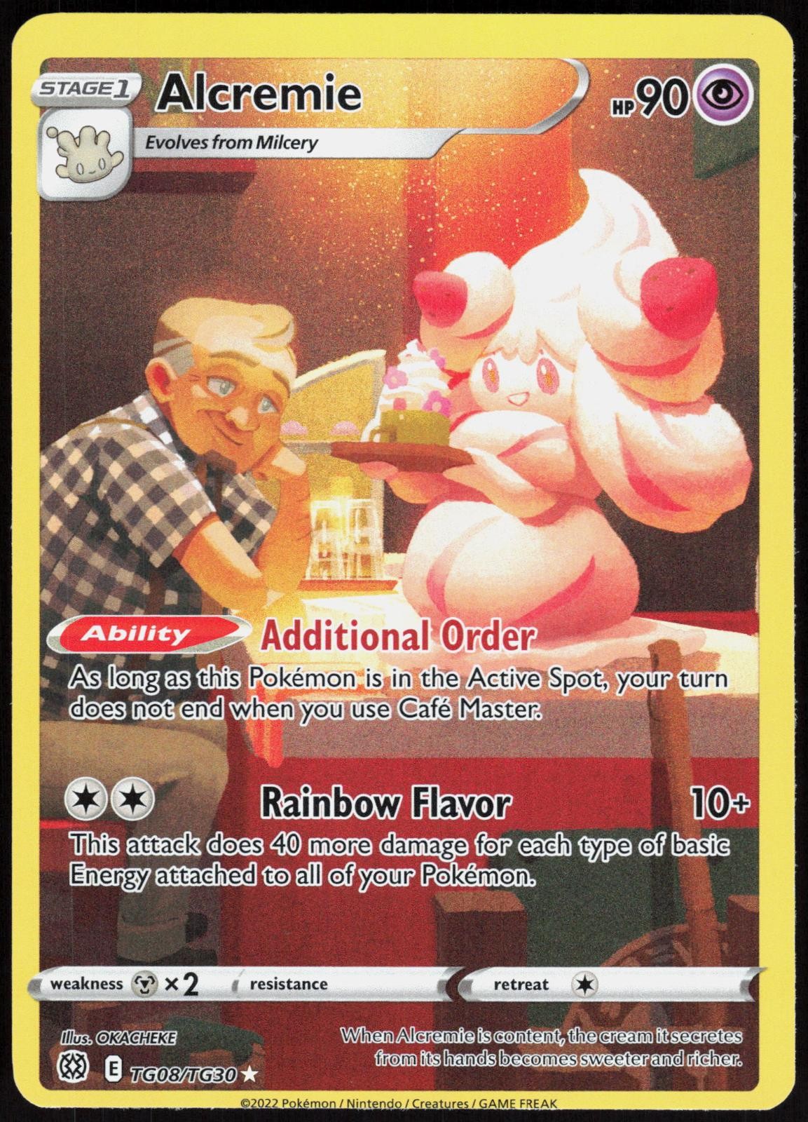 Galleria Allenatore Stelle Brillanti Alcremie TG08 - Holo Pokemon quasi nuovo/m