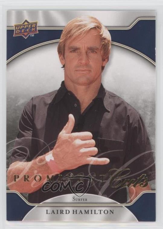 2009 Upper Deck Prominent Cuts Laird Hamilton #44 Rookie RC 2p7