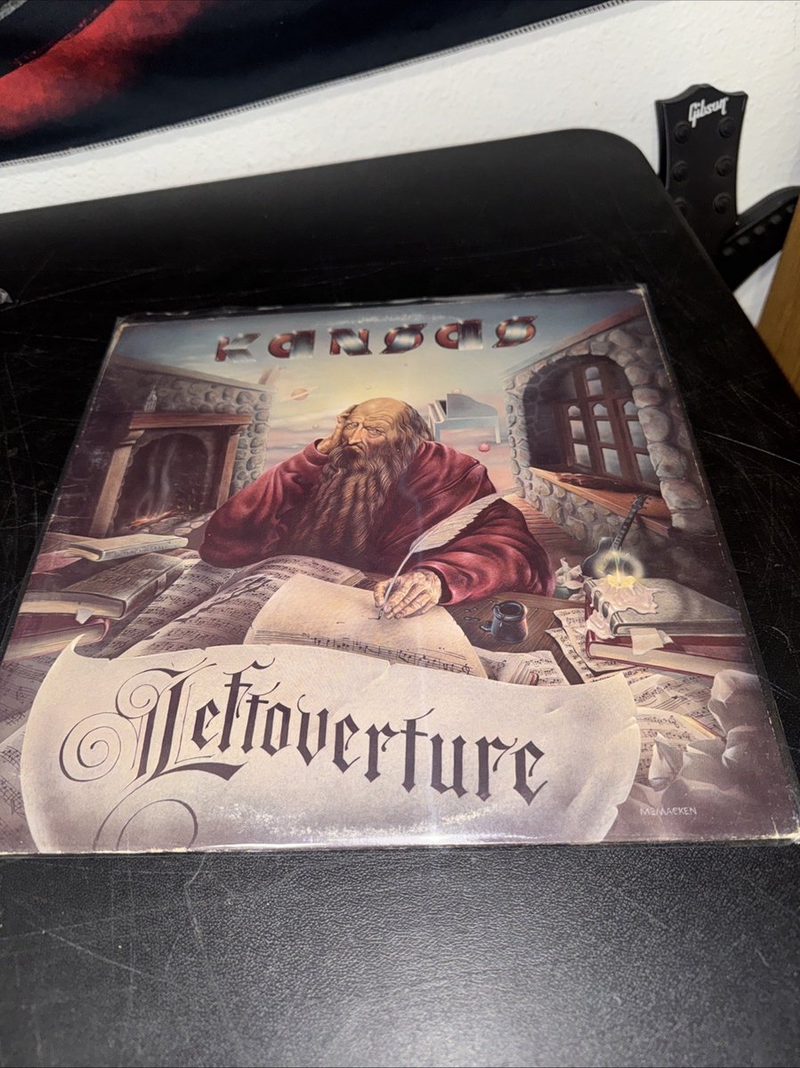 Kansas Leftoverture-Kirshner PZ 34224 w/Lyrics Inner 1976 VG R22