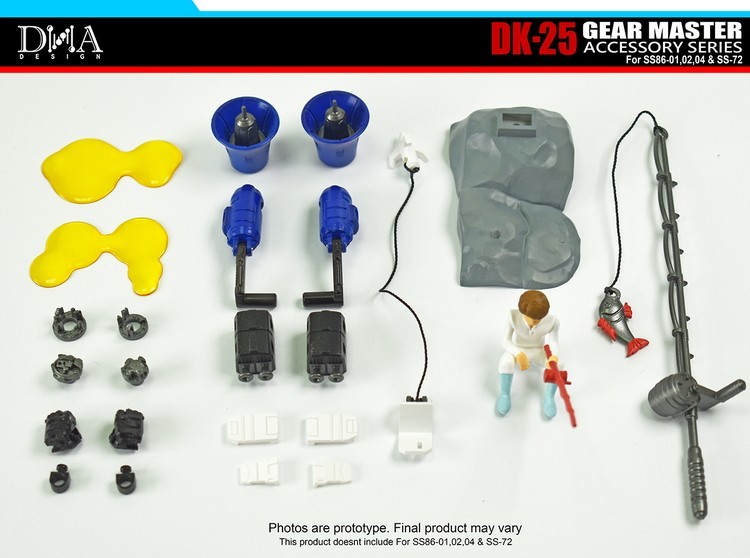 DNA Design DK-25 Upgrade Kit for SS86-01, 02, 04 and SS-72 - No Figure
