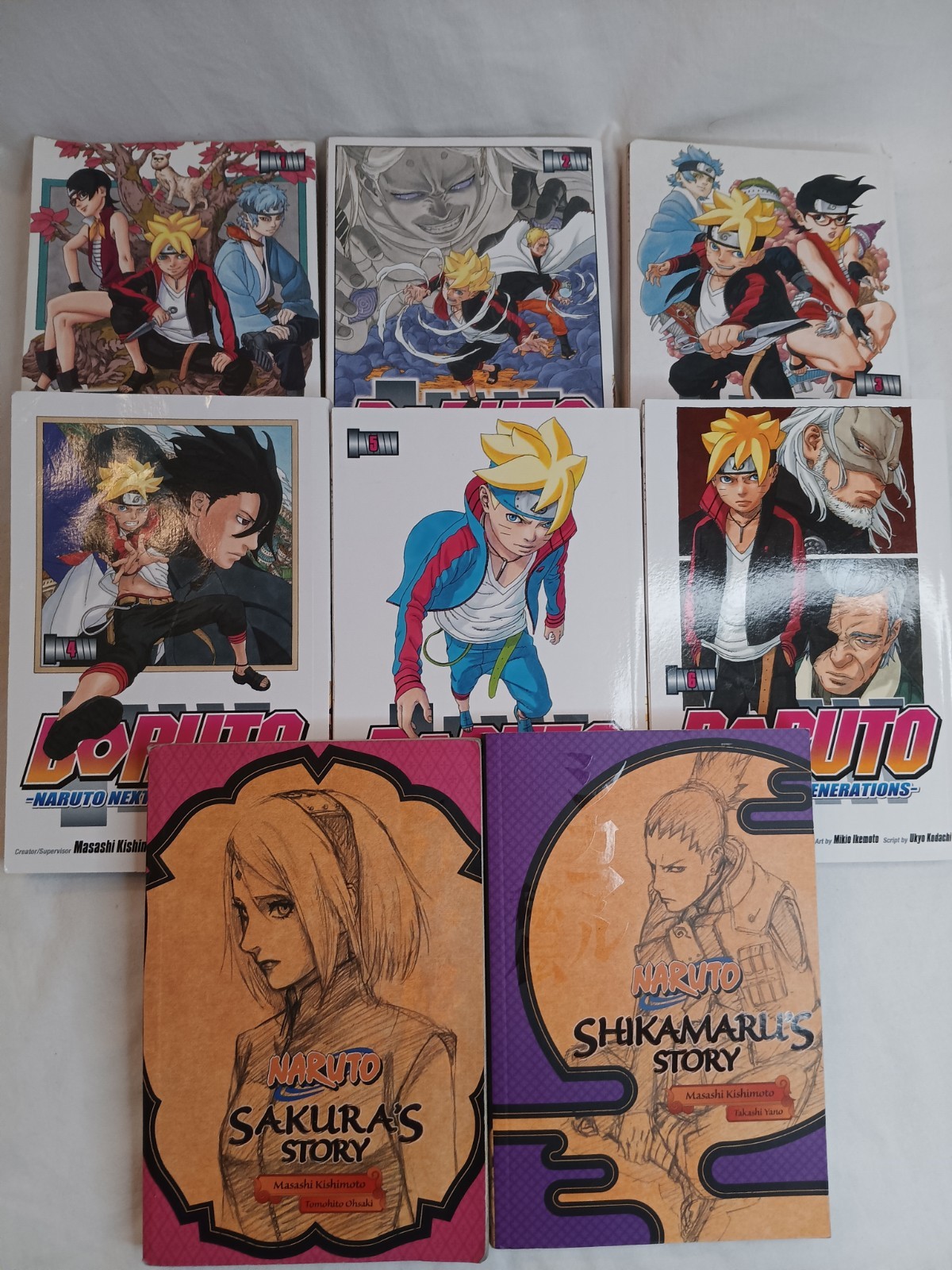 [LOTTO] Boruto: Naruto Next Generations Volumi 1-6 Kodachi Ikemoto Manga + Naruto