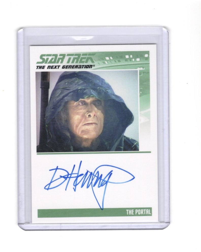 2011 STAR TREK IL COMPLETO TNG SERIE 1 DARRYL HENRIQUES AUTOGRAFO IL PORTALE