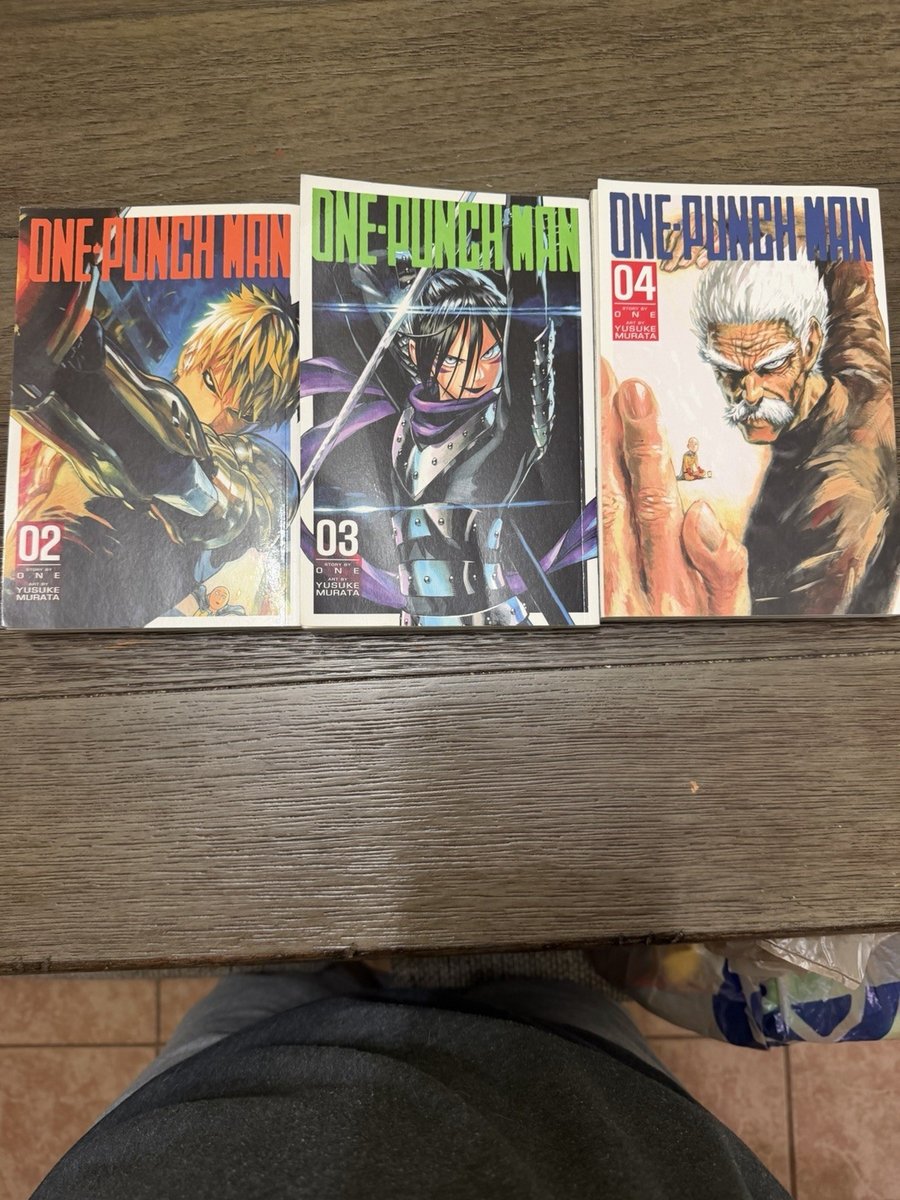 Lotto Manga One-Punch Man Vol 2 3 4 Graphic Novel Inglese Viz Media