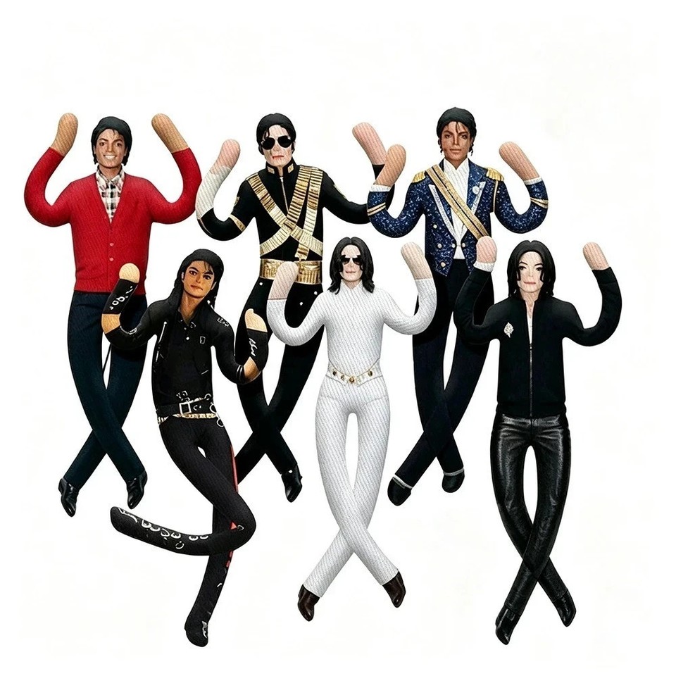 Michael Jackson Cosplay Bambola Peluche Figura Imbottita Astratto Joint Mobility Giocattolo US