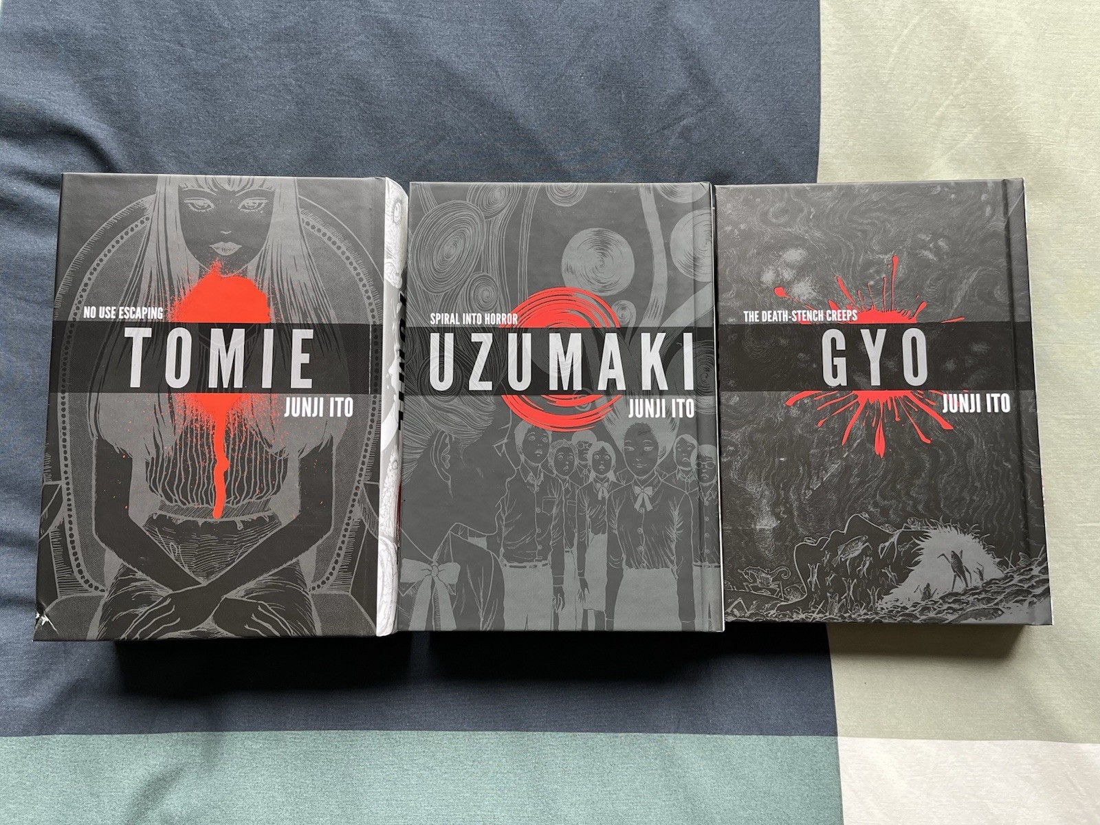 Junji Ito Manga - Uzumaki, Gyo, Tomie Bundle
